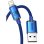 Cable USB a Lightning Baseus Crystal Shine 1,2 m Azul 2,4 A