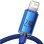 Cable USB a Lightning Baseus Crystal Shine 1,2 m Azul 2,4 A