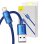 Cable USB a Lightning Baseus Crystal Shine 1,2 m Azul 2,4 A