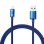 Cable USB a Lightning Baseus Crystal Shine 1,2 m Azul 2,4 A