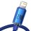 Cable USB a Lightning Baseus Crystal Shine 1,2 m Azul 2,4 A