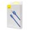 Cable USB a Lightning Baseus Crystal Shine 1,2 m Azul 2,4 A