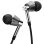 Auriculares 1MORE E1001 avec câble, Triple Driver, Micro MEMS, contrôle in-line, noir et argent