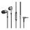 Auriculares 1MORE E1001 avec câble, Triple Driver, Micro MEMS, contrôle in-line, noir et argent