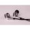 Auriculares 1MORE E1001 avec câble, Triple Driver, Micro MEMS, contrôle in-line, noir et argent