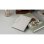 Cover Magnetica di Lusso per Boox Tab Mini C - Bianco (Grigio Legno) - Con Funzione Attivazione/Disattivazione