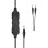Auriculares White Shark ELEPHANT con cable, conexión 3,5 mm, gaming, micrófono y volumen rotatorio blanco y negro