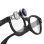 Klack AIMB-S1 Gafas Inteligentes Cámara Integrada IA Traductor Altavoces Negro Azul