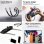 Cable USB-C a USB-C Klack 240W Carga Rápida PD 1.2m Soporte 360°