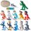 Figura de acción Primal Hatch Dino Rising Huevo que eclosiona con dinosaurio híbrido