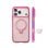 Funda pour mobile Torras Ostand Q3 Air Neon Pink avec support pour iPhone 17 Pro Max