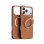 Funda para móvel Torras Ostand Spin Vegskin Series Castanha para iPhone 17 Pro Max