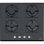 Placa de gás Franke FHNS 604 4G BK C 4 zonas 59 cm integrada vidro negro