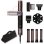 Moldeador Multifunción Cecotec AirGlisse 8in1 Flex 1400W Cerámica Iónica Coanda 8 Accesorios Pantalla Digital Negro