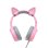 Auriculares Havit H2233D con cable USB/Jack 3,5mm RGB Gaming Rosa con micrófono