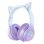 Auriculares ONIKUMA B90 sem fios Bluetooth 5.0 Gaming com iluminação RGB Azul/Púrpura