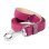 Cordelette pour chien WAUDOG cuir naturel rose 25 mm x 122 cm