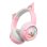 Auriculares ONIKUMA B5 inalámbricos Bluetooth 5.3 Gaming RGB Rosa