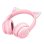 ONIKUMA B90 kabellose Bluetooth 5.0 Gaming Kopfhörer mit Mikrofon und RGB-Beleuchtung rosa