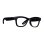 Zeblaze Eyewear-Clear Gafas Inteligentes Caméra Intégrée IA Assistante Audio Ouvertes Noires