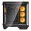 Caixa PC Darkflash DY470 Big Tower Preta + 4 Ventiladores ARGB + Suporte GPU