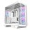 Boîtier PC Darkflash DY470 Blanche + 4 Ventilateurs + Support GPU