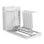 Boîtier PC Darkflash DY470 Blanche + 4 Ventilateurs + Support GPU