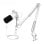 Microfone Maono PD200XS USB XLR cardioide com iluminação RGB e controlo tátil