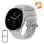 Zeblaze GTR 3 Pro Bluetooth 1,43" Plata Correa Silicona M IP68 SpO2 Pulsómetro
