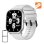 Zeblaze GTS 3 Pro Bluetooth 1,97'' Branco Bracelete Silicone IP68 SpO2 Cardiofrequencímetro