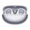 Auriculares QCY Crossky Clip C30S inalámbricos Bluetooth 6.0 con cancelación de ruido y protección IPX5 plata
