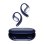 Auriculares QCY Crossky R70 inalámbricos Bluetooth TWS con Cancelación de Ruido y 52h autonomía azul