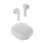 Auriculares QCY AilyBuds E20 HT13 inalámbricos Bluetooth con Cancelación de Ruido y micrófono blanco