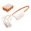 Auriculares ONIKUMA T37 inalámbricos Bluetooth 5.3 TWS con Air Conduction Blanco
