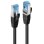Cable de red Lindy Cat6a S/FTP 0,5 m Negro