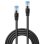 Cable de red Lindy Cat6a S/FTP 0,5 m Negro