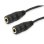 Audio-Splitter EQUIP 2x3.5mm auf 3.5mm Schwarz