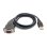 Cable Adaptador USB-A a Serie DB9 Equip 1,5 m Negro