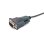 Cable Adaptador USB-A a Serie DB9 Equip 1,5 m Negro