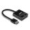 Adattatore video Lindy 0,1 m HDMI a VGA con audio