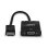 Adattatore video Lindy 0,1 m HDMI a VGA con audio