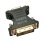 Adaptador de Video Lindy VGA a DVI-I Negro y Oro