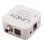 Cambiador de Género para Cables Lindy Toslink a RCA Blanco