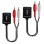 Trasmettitore AV Lindy 70460 100 m Cat5 Nero Rosso Bianco