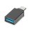 Adattatore USB-C verso USB-A Digitus Nero
