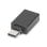 Adattatore USB-C verso USB-A Digitus Nero