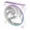 Refrigeração Ar Zalman 124 mm 800-2300 RPM Branco ZM-DF120 WHITE