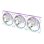 Refrigeração Ar Zalman 124 mm 800-2300 RPM Branco ZM-DF120 WHITE