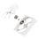 Refrigeração Ar NZXT 140mm Branco 500-1700 RPM F140P Rolamento FDB