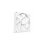 Refrigeração Ar NZXT 140mm Branco 500-1700 RPM F140P Rolamento FDB